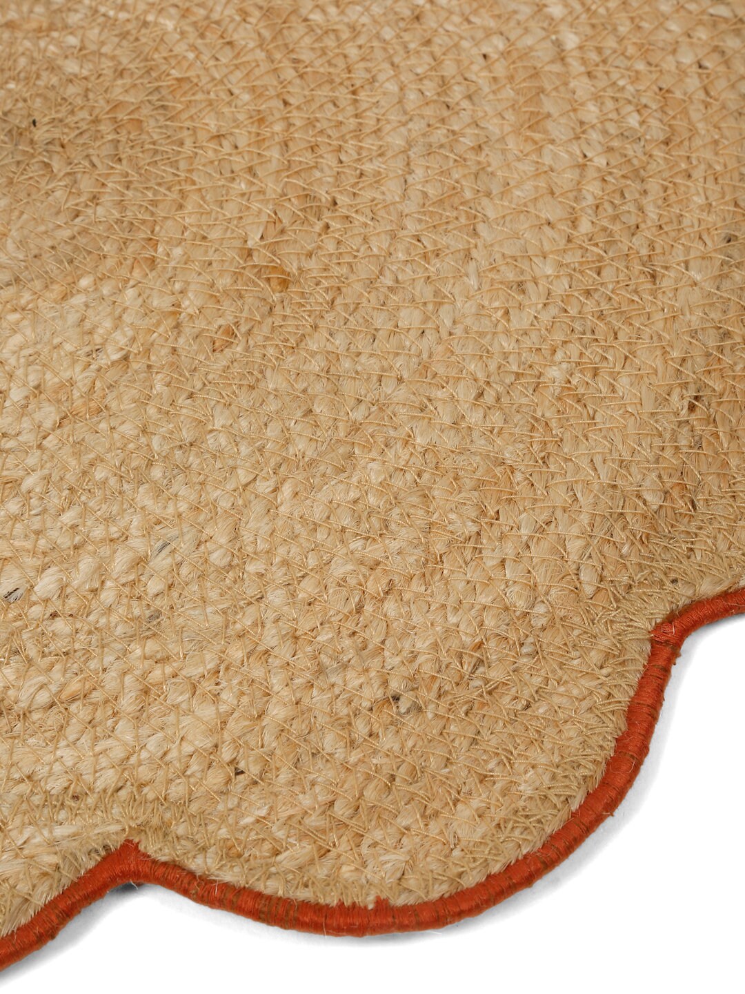 Handwoven Jute Placemats (Set of 6): Rustic Floral Dining Table Mats