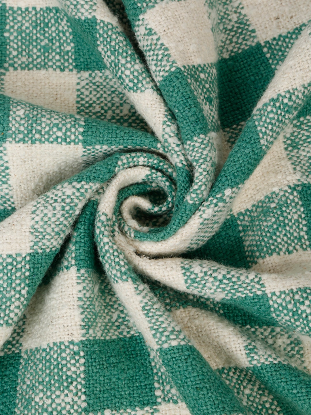 Aveline Checkered Cotton Tablecloth