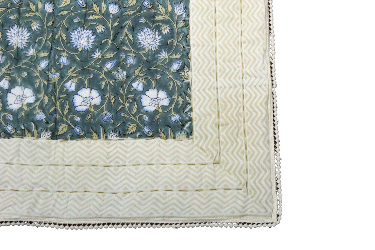 Orlena Kantha Quilted Tablecloth