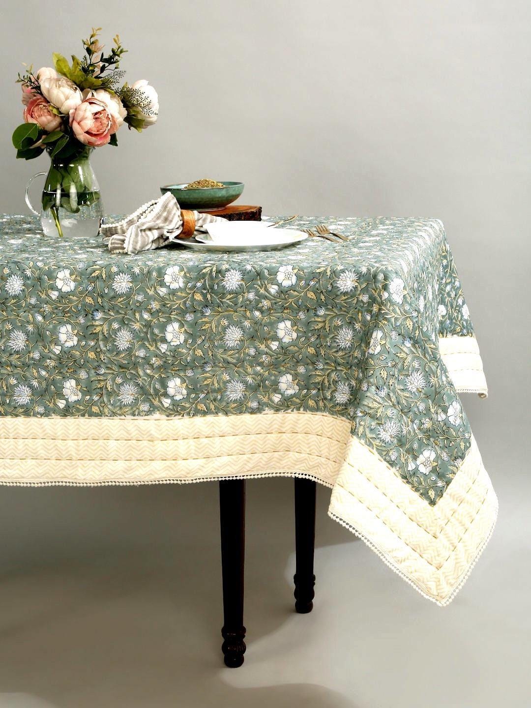 Orlena Kantha Quilted Tablecloth