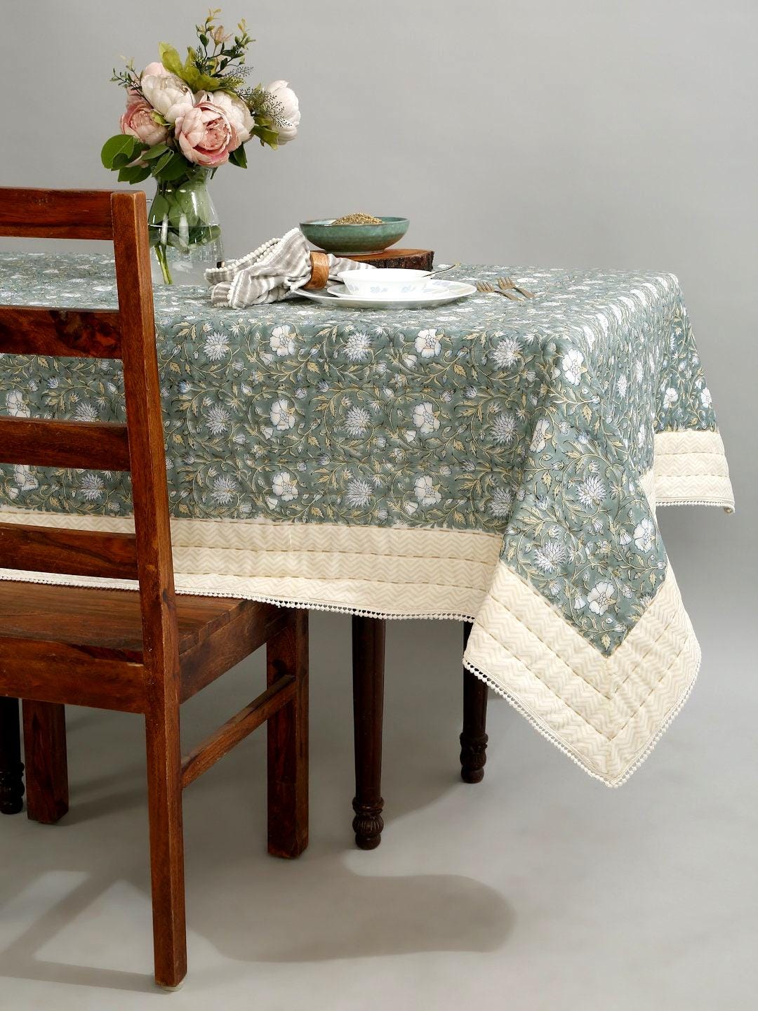 Orlena Kantha Quilted Tablecloth
