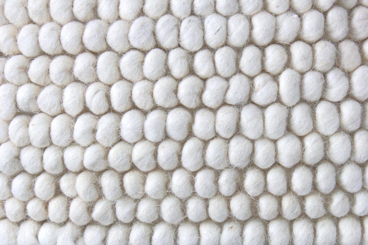 Handwoven Wool Pillow Cover Set: Ivory Boho Popcorn Texture Cushions