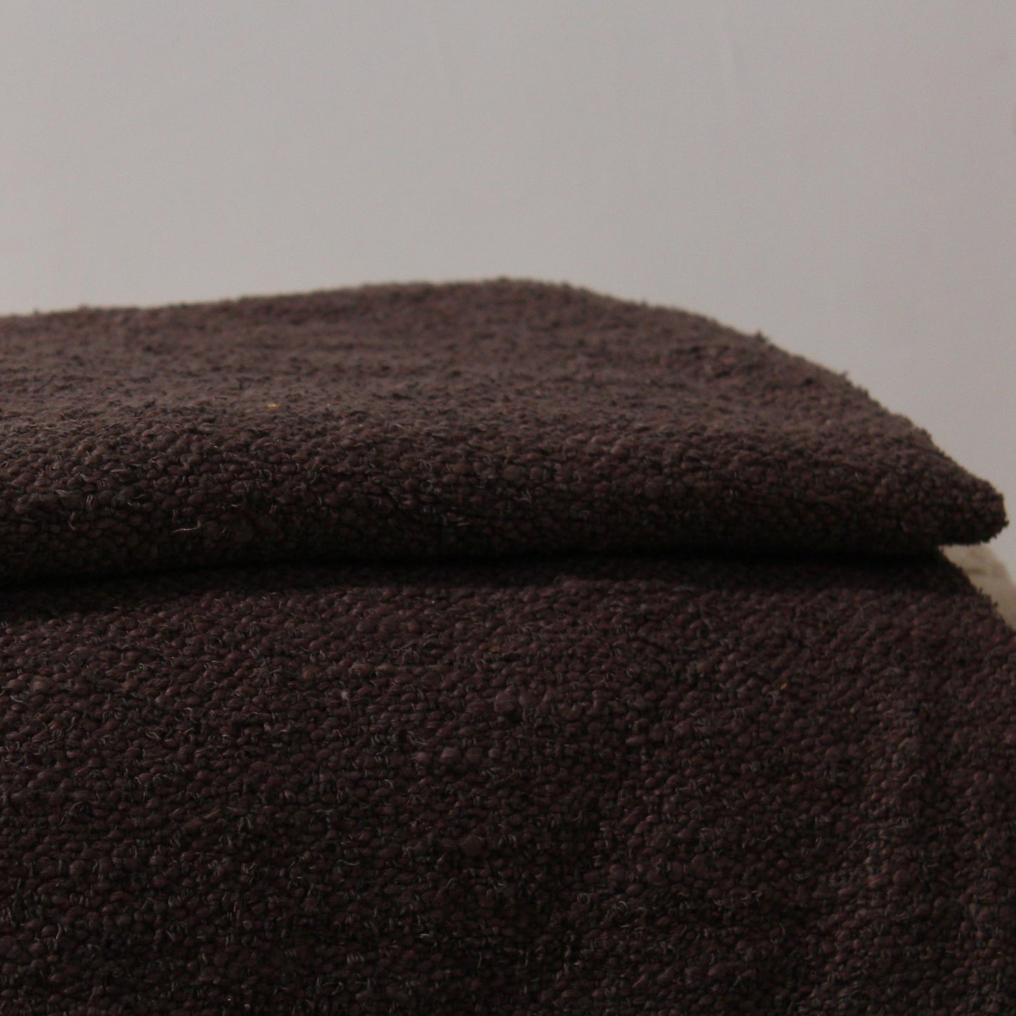 Reversible Brown Boho Throw Blanket: Handloom Organic Cotton (68x52)