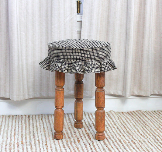 Zafiri Linen Stool Covers
