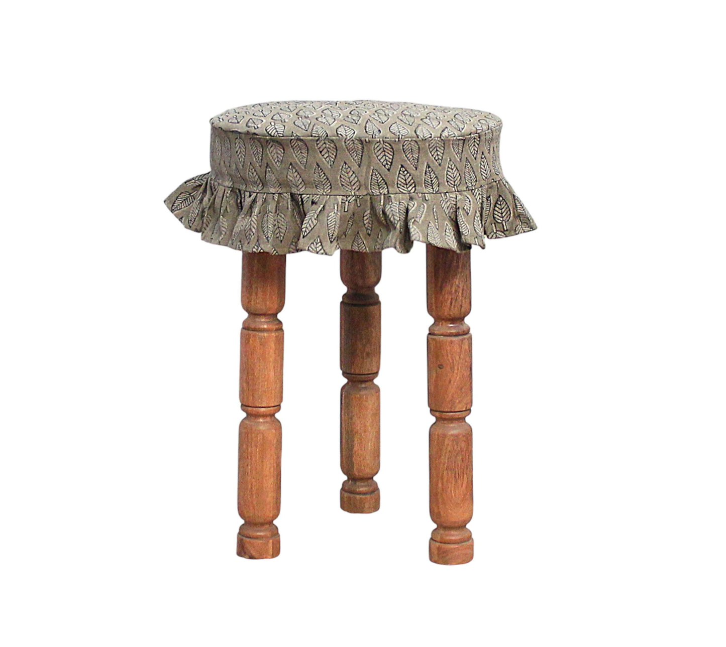 Set of 3 Linen Bar Stool Slipcovers